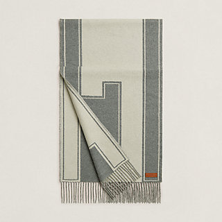 Casaque Clefs de H scarf - Grey | Hermès Mainland China